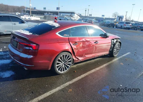2018 Audi A5 2.0T Premium из США, поврежденный, VIN WAUCNCF5XJA052165